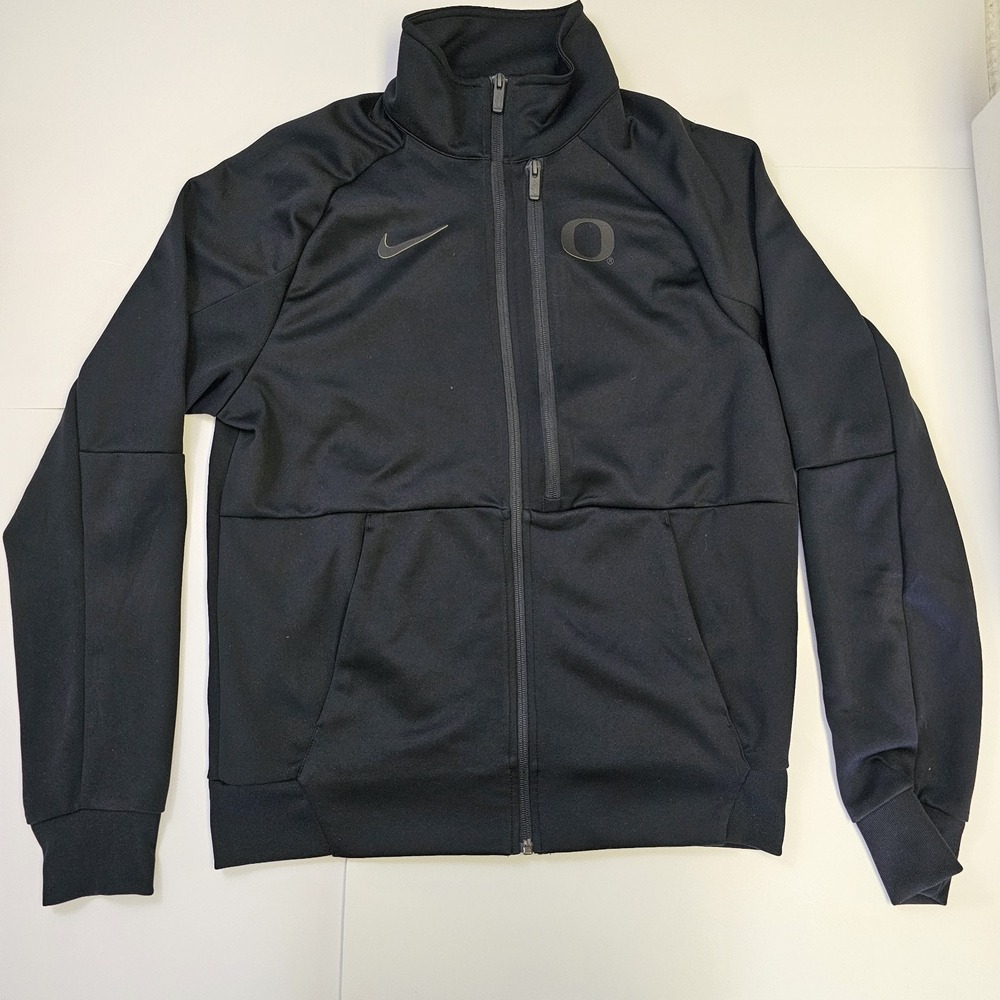 Nike Dry-fit Oregon Ducks Zip-up Track Jacket‎ Size Medium M Black